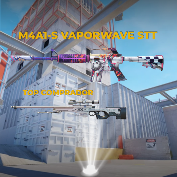 RAPIDINHA M4A1-S VAPORWAVE STT FT! TOP COMPRADOR E COTAS PREMIADAS!!